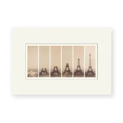 Reproduction sous Marie-Louise Théophile Féau - La Tour Eiffel en construction, 1887-1889