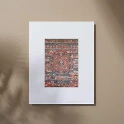 Reproduction sous Marie-Louise Mandala d'Amoghapasha, Népal, 1860