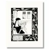 Reproduction sous Marie-Louise Audrey Beardsley - How La Beale Isoud Wrote to Sir Tristram