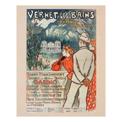 Reproduction Théophile-Alexandre Steinlen - Vernet-Les-Bains, 1896 - 24x30 cm