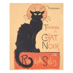 Reproduction Théophile Alexandre Steinlen - Tournée du Chat noir de Rodolphe Salis, 1896 - 24x30cm
