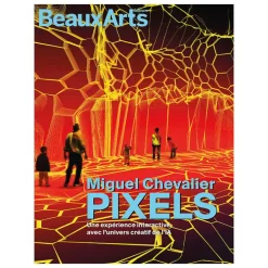 Revue Beaux Arts Hors-Série / Miguel Chevalier - Pixels. Une expérience interactive avec l'univers créatif de l'IA - Grand Palais Immersif