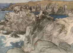 Sale Rochers au bord de la mer en Bretagne à l'île d'Yeu (panneaux acryliques) Panneaux Acryliques|Toiles Encadrées