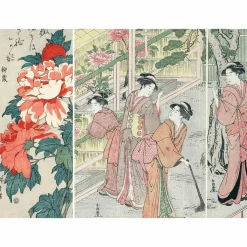 Sale Roses, pivoines et iris par les grands maîtres de l'estampe japonaise Livres D'Art