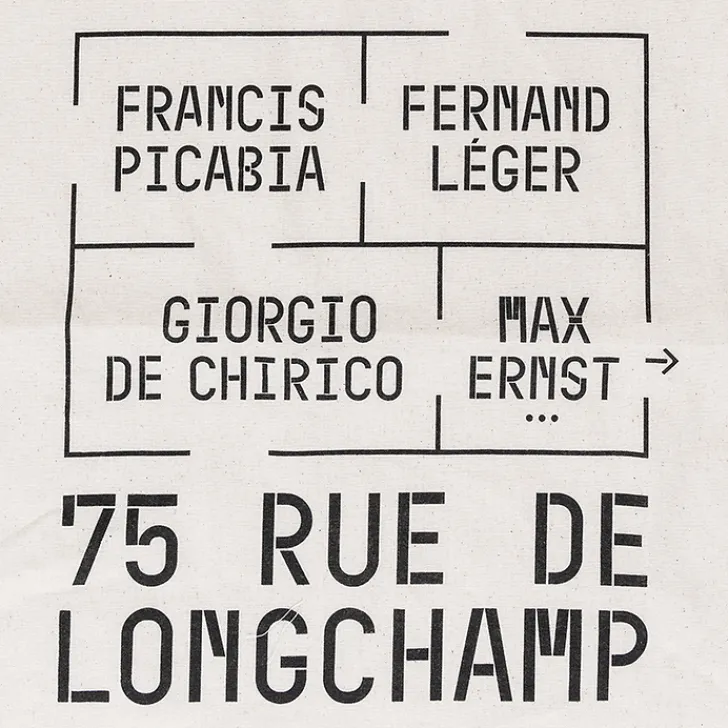 Sale Sac de l'exposition Dans l'appartement de Léonce Rosenberg. De Chirico, Ernst, Léger, Picabia... Sacs, Tote Bags