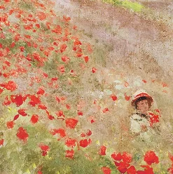 Sac tote bag Claude Monet - Coquelicots