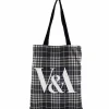 Sale Sac V&A Plaid gris Sacs, Tote Bags