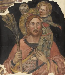 Outlet Saint Christophe et l'Enfant Jésus (affiches d'art encadrées) Affiches D'Art Encadrées|Toiles Encadrées