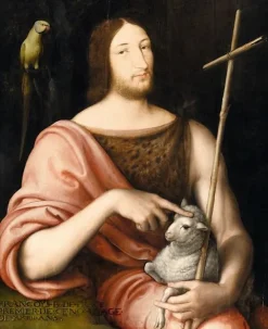Outlet Saint Jean Baptiste sous les traits de François Ier. Inscription apocryphe en majuscules et reprise en bas à gauche : FRANÇOYS R* DE *FRANCE* PREMIER DE CE NOM AGE DE XXIIII ANS (toiles encadrées) Toiles Encadrées|Toiles Sans Cadre