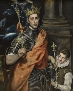 Saint Louis et son page (panneaux aluminium)
