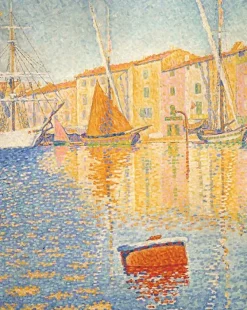 Clearance Saint-Tropez. La bouée rouge (affiches d'art encadrées) Affiches D'Art Encadrées|Toiles Sans Cadre