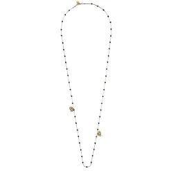 Online Sautoir Nymphéas Bleu roi - Les Cleias Colliers Et Pendentifs