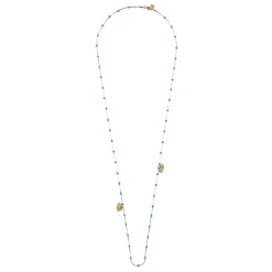 Sale Sautoir Nymphéas Turquoise - Les Cleias Colliers Et Pendentifs