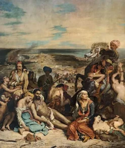 Scènes des massacres de Scio (toiles sans cadre)