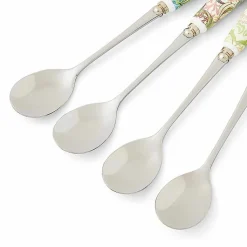Hot Set de 4 cuillères à dessert Fleurs et fruits - Morris & Co. Art De La Table