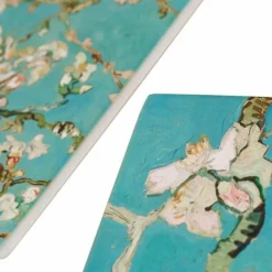 Set de 3 Dessous de verres en céramique Vincent van Gogh - Amandier en fleurs - Van Gogh Museum Amsterdam®