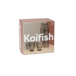 Set de 4 verres empilables Koifish - Gris - Doiy