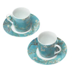 Set expresso Vincent van Gogh - Amandier en fleurs - Van Gogh Museum Amsterdam® Art De La Table