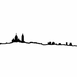 New Silhouette Paris Noire 50 cm - The Line Art De La Maison