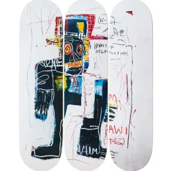 Skateboards Triptyque Basquiat Irony of a Negro Policeman - The Skateroom Design|Art De La Maison