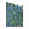 Sous-chemise A4 Claude Monet - Nymphéas bleus, entre 1916 et 1919