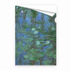 Sous-chemise A4 Claude Monet - Nymphéas bleus, entre 1916 et 1919