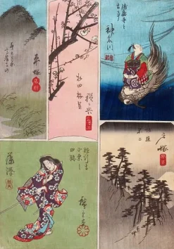 Sale Série des images mêlées de la circulation le long du Tôkaido (panneaux acryliques) Panneaux Acryliques|Affiches D'Art