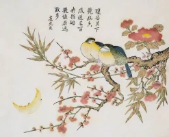 New Série dite de Kaempfer : Bambou et camélias roses (toiles encadrées) Toiles Encadrées|Panneaux Aluminium