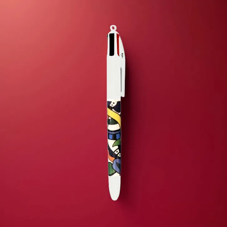 Stylo BIC 4 couleurs Fernand Léger - Vulcania Écriture