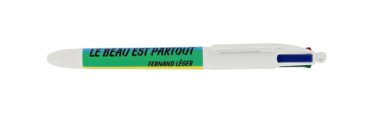 Sale Stylo BIC 4 couleurs Fernand Léger - Le beau est partout Écriture