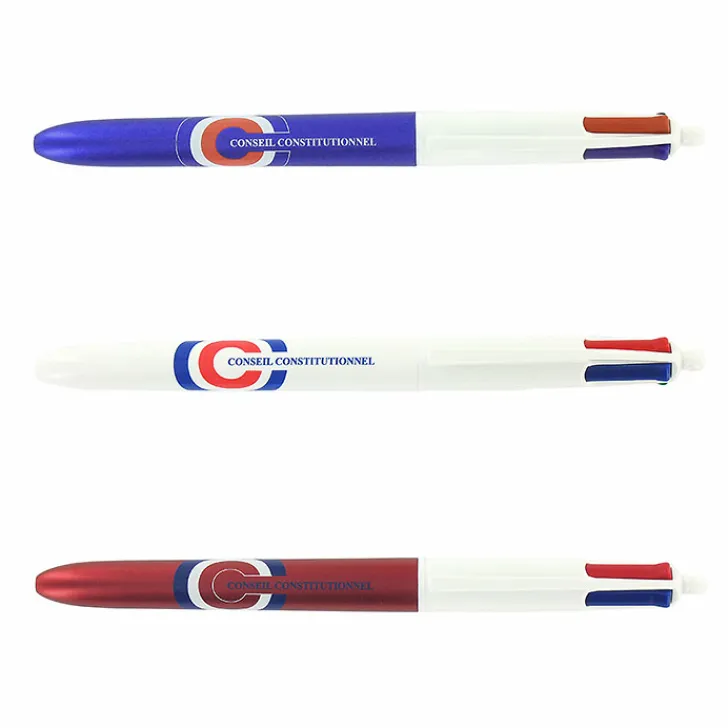 Online Stylo 4 couleurs Bleu effet glacé - Conseil constitutionnel Écriture