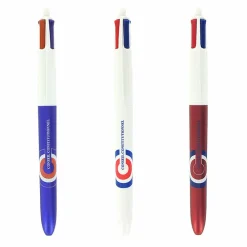 Stylo 4 couleurs Rouge effet glacé - Conseil constitutionnel