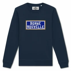 Discount Sweat brodé Bonne Nouvelle - Marine T-Shirts Et Sweats
