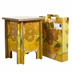 Sale Tabouret pliable en carton Vincent van Gogh - Tournesols - Unfold x Van Gogh Museum Amsterdam® Art De La Maison