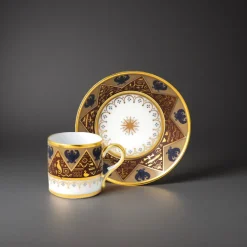 Tasse et soucoupe Hiéroglyphes