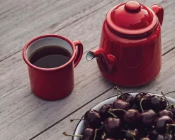New Tasse émaillée rouge - Falcon enamelware Art De La Table