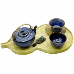 Discount Théière demi-lune 450ml Bleu océan Art De La Table