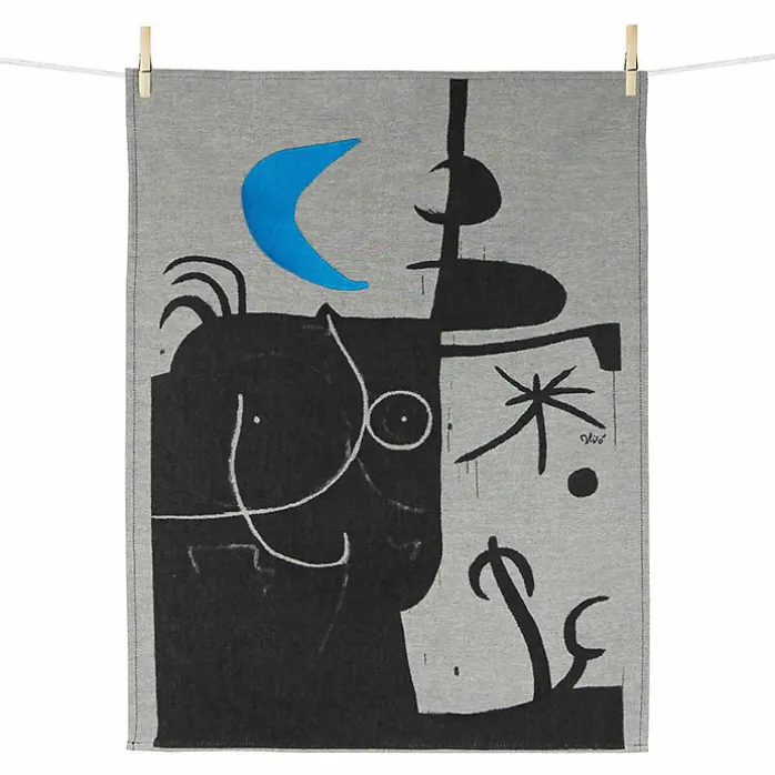 Torchon Joan Miró - Femme devant la lune II