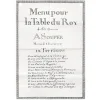 Clearance Torchon "12 Terrines Menu du Roy" Art De La Table