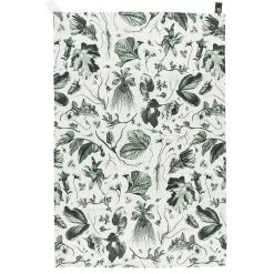 Clearance Torchon vert Herbier du roi - Maison Baluchon Art De La Table