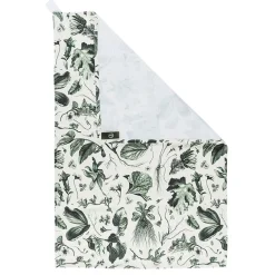 Clearance Torchon vert Herbier du roi - Maison Baluchon Art De La Table