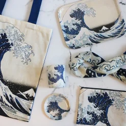 Trousse Katsushika Hokusai - La grande vague - 15x21 cm