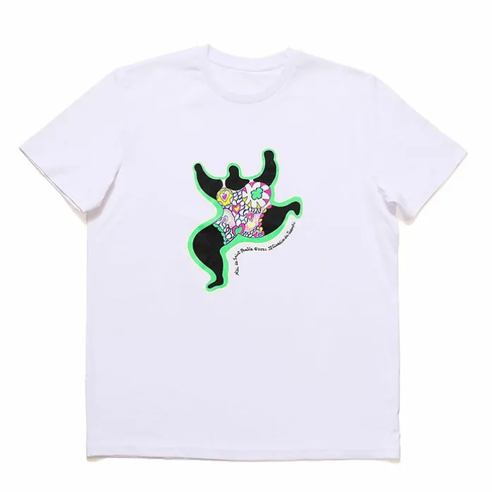 T-shirt blanc Unisex Leaping Nana - Niki de Saint Phalle