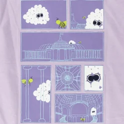 Outlet T-shirt Cumulo & Réséda Violet - Grand Palais Habits Et Accessoires