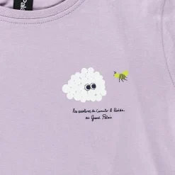 Outlet T-shirt Cumulo & Réséda Violet - Grand Palais Habits Et Accessoires
