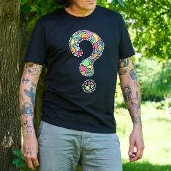 T-shirt noir Homme Niki de Saint Phalle - Point d'interrogation