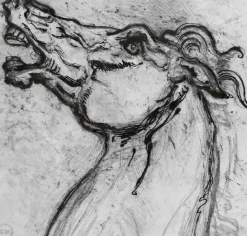 Tête de cheval pour Diomède (panneaux aluminium)