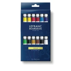 Clearance 12 Tubes de 10 ml d'huile Lefranc Bourgeois Fine Accessoires De Bureau
