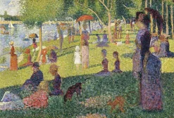 Étude pour « Un dimanche à la Grande Jatte » (toiles encadrées)