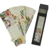 Étui de 16 marque pages "Dit du Genji" format 5 x 17 cm